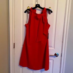 Red Vince Camuto halter dress , never worn , tags still on .